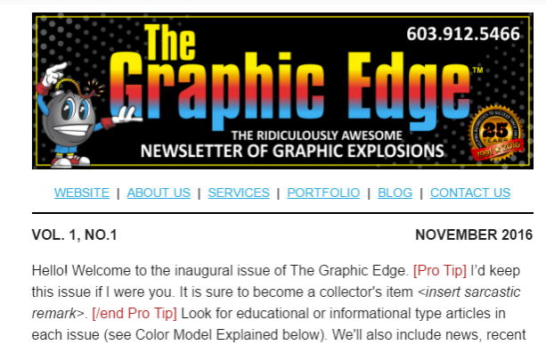 the graphic edge screenshot