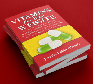 Vitamins For Your Website Book Cover Design