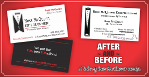 Russ McQueen Business Card